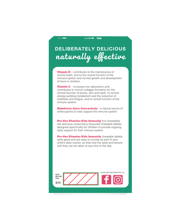 Kids Immunity with Vitamin C, D & Elderberry